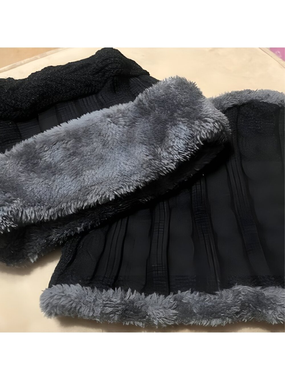 Winter Beanie Hat & Scarf Set Stylish Knit Skull Cap for Men Women